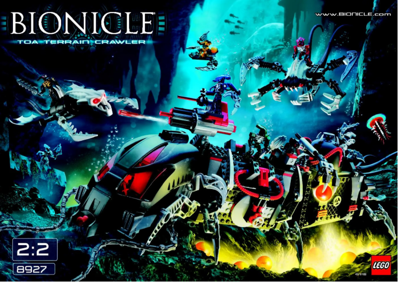 Page 1 de la notice Manuel utilisateur Lego Bionicle 8927