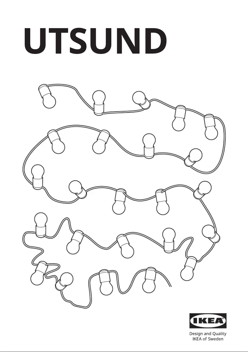 Image de la première page du manuel de l'appareil UTSUND 005.218.11