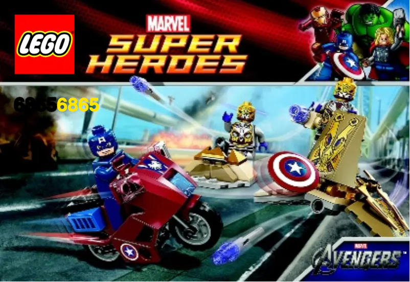 Page n°1 - Consignes visuelles Lego Super Heroes 6865