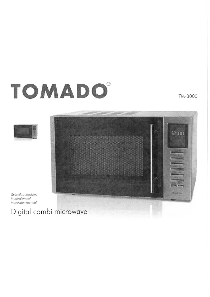 Page n°1 - Manuel utilisateur Tomado TM-3000