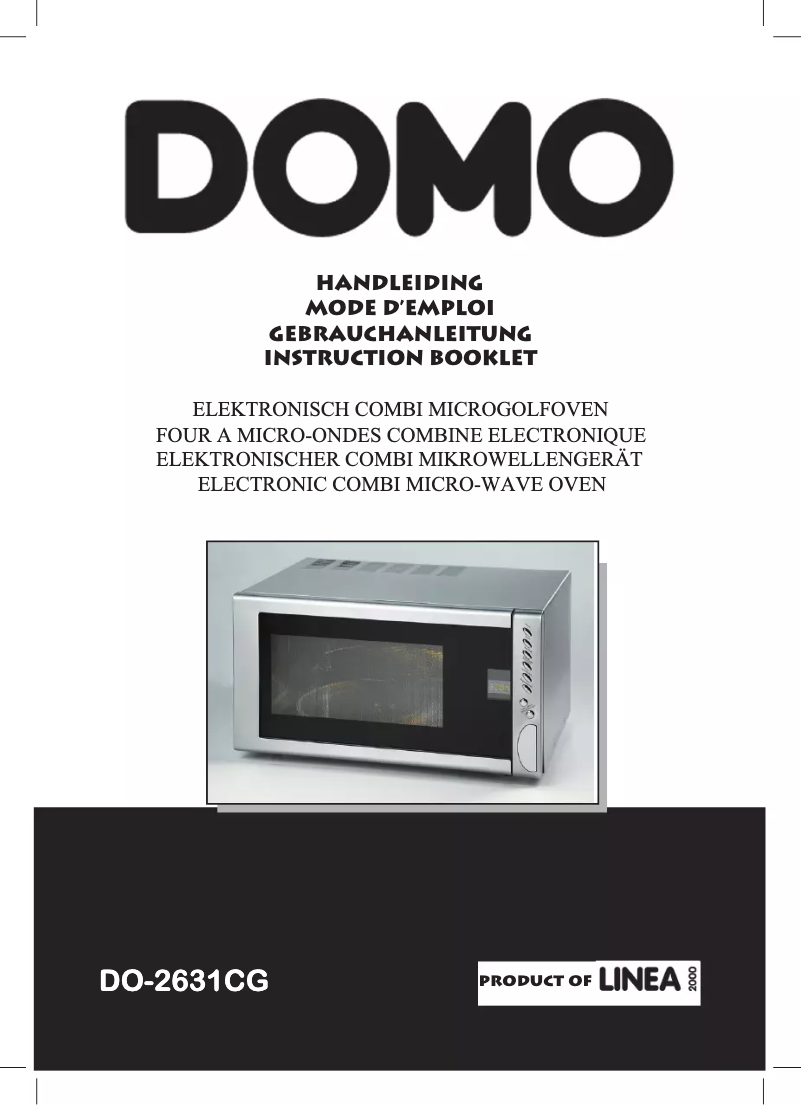 Image de la première page du manuel de l'appareil DO2631CG