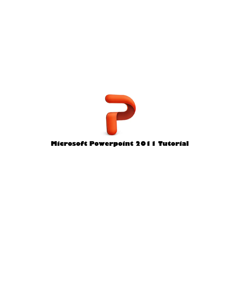 Page n°1 - Manuel utilisateur Microsoft Powerpoint 2011
