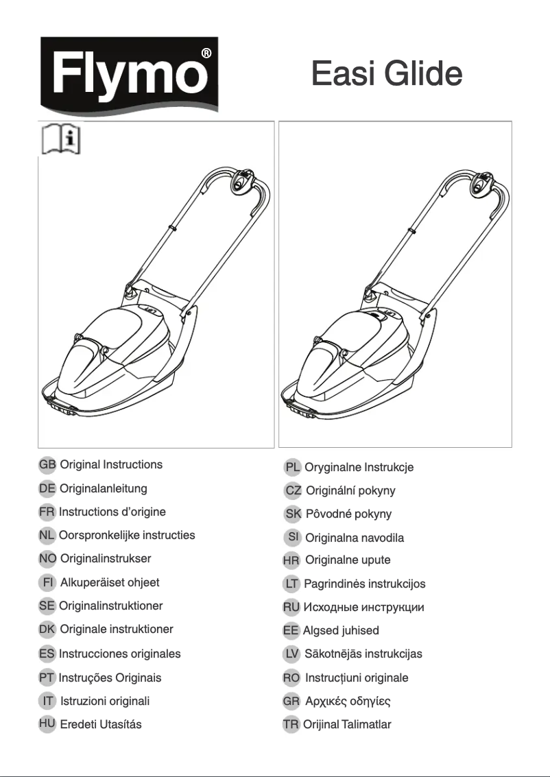 Página 1 del manual Manual de usuario Flymo Easi Glide 330VX