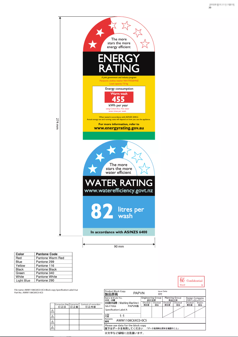 Page 1 de la notice Manuel utilisateur Panasonic NA-F70G6