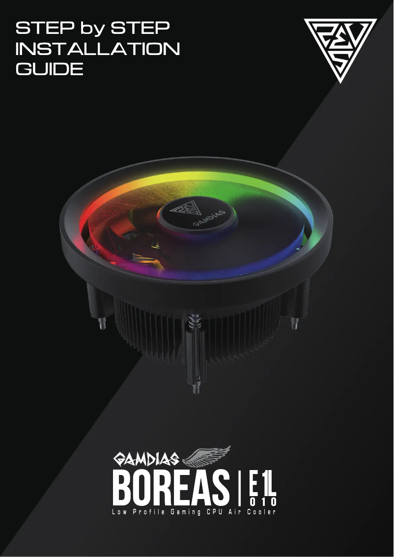 Page 1 de la notice Manuel utilisateur Gamdias Boreas E1L-010