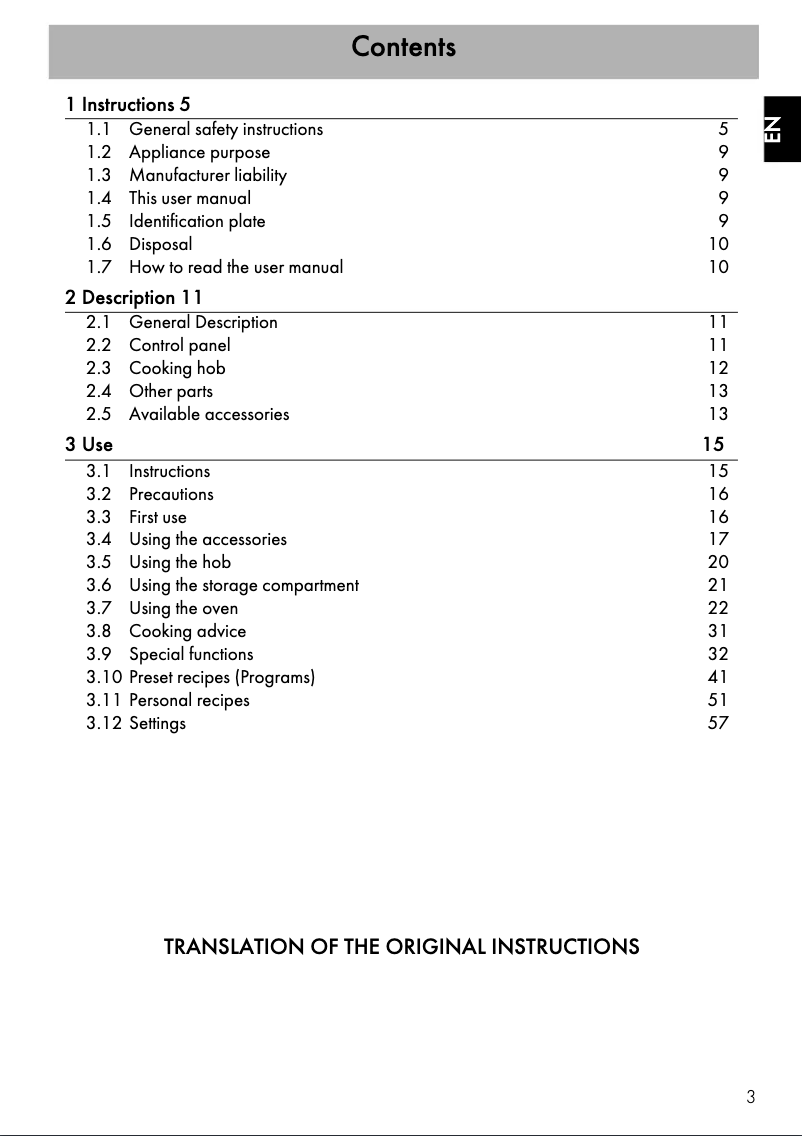 Page 1 de la notice Manuel utilisateur Smeg A11XPY-9