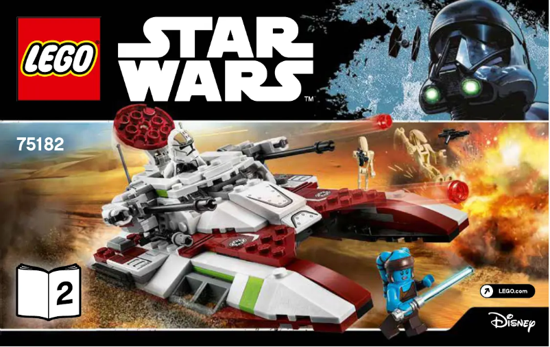 Page 1 de la notice Manuel utilisateur Lego Star Wars 75182