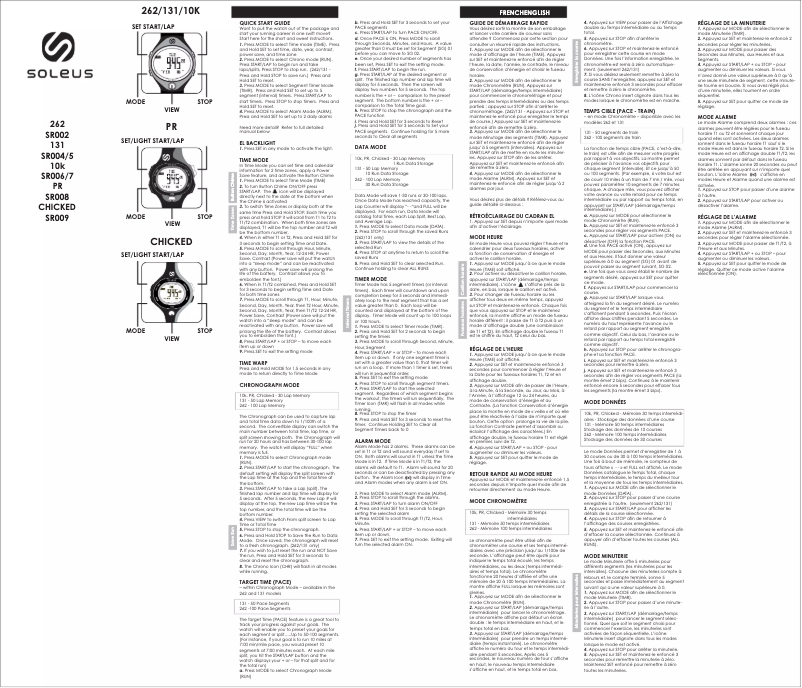 Página 1 del manual Manual de usuario Soleus 10K Small SR007