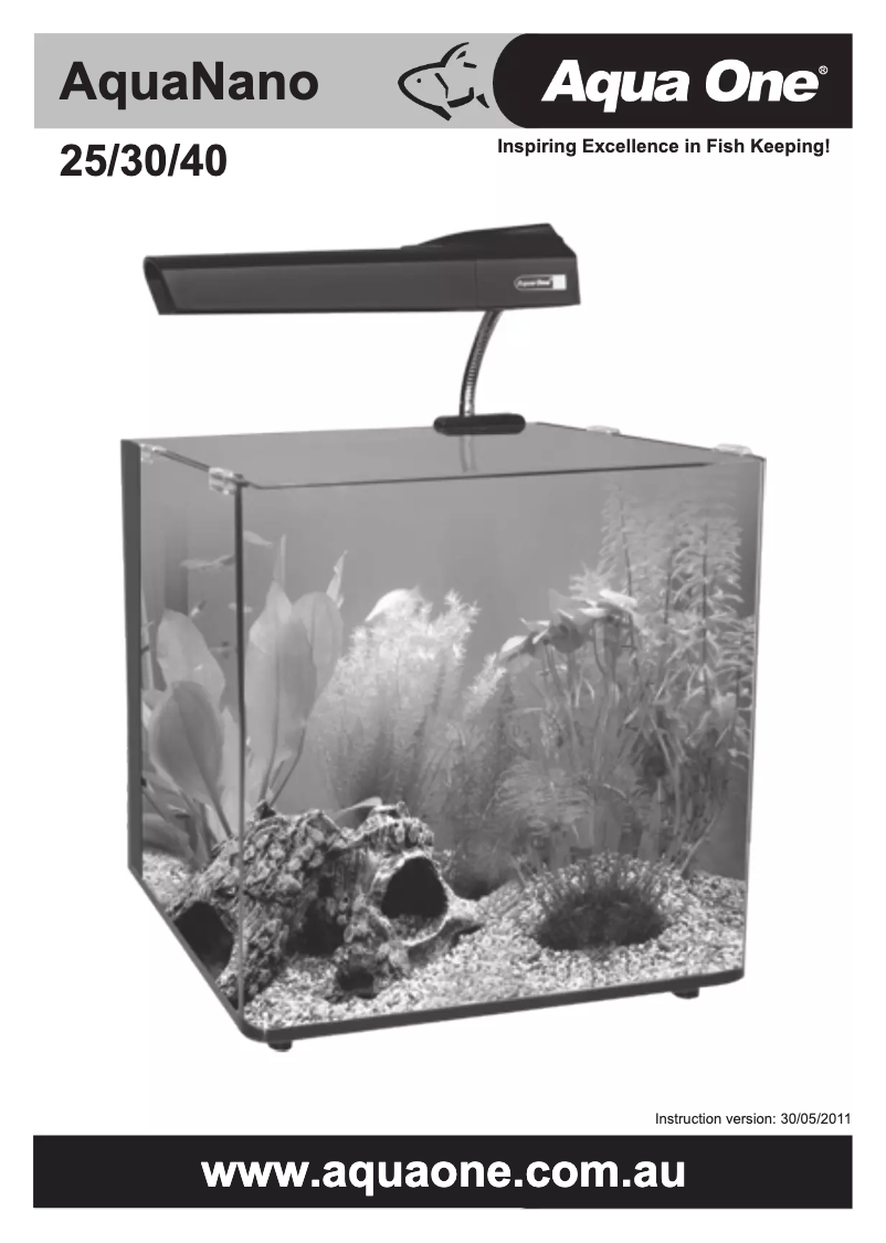 Page n°1 - Manuel utilisateur Aqua One AquaNano 30