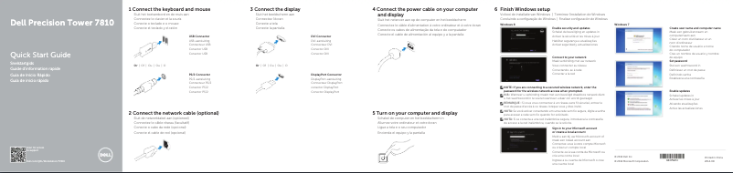 Image de la première page du manuel de l'appareil Precision Tower 7810
