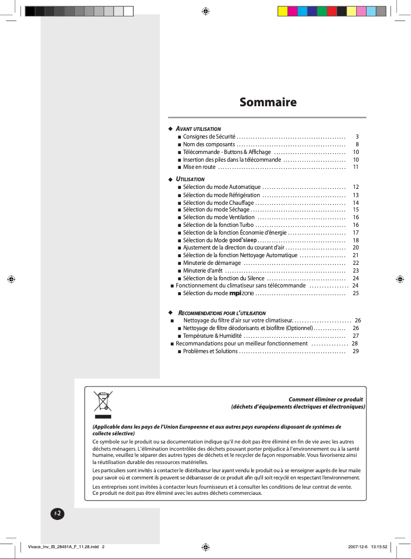 Page n°1 - Manuel utilisateur Samsung AQ24VBCN