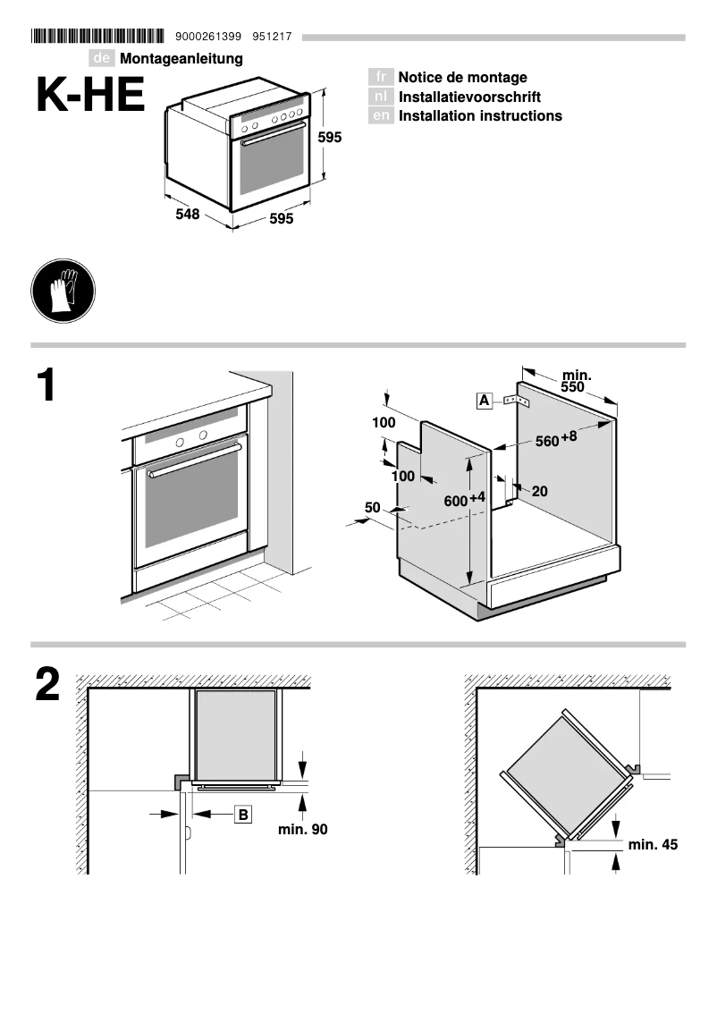 Page n°1 - Guide d'installation Neff E35K22N0