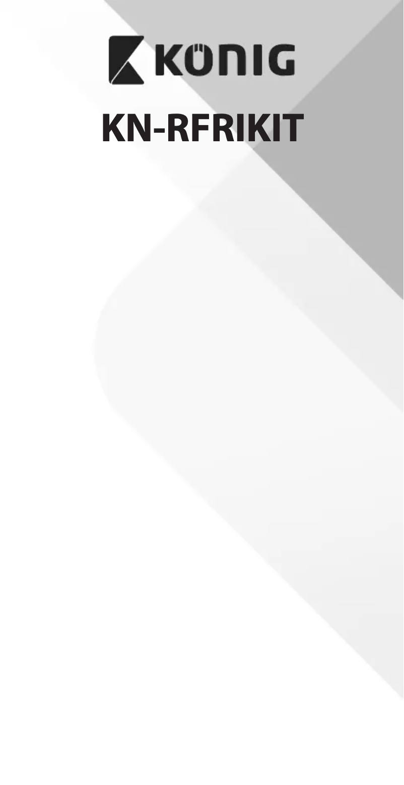 Page 1 de la notice Manuel utilisateur Konig KN-RFRIKIT