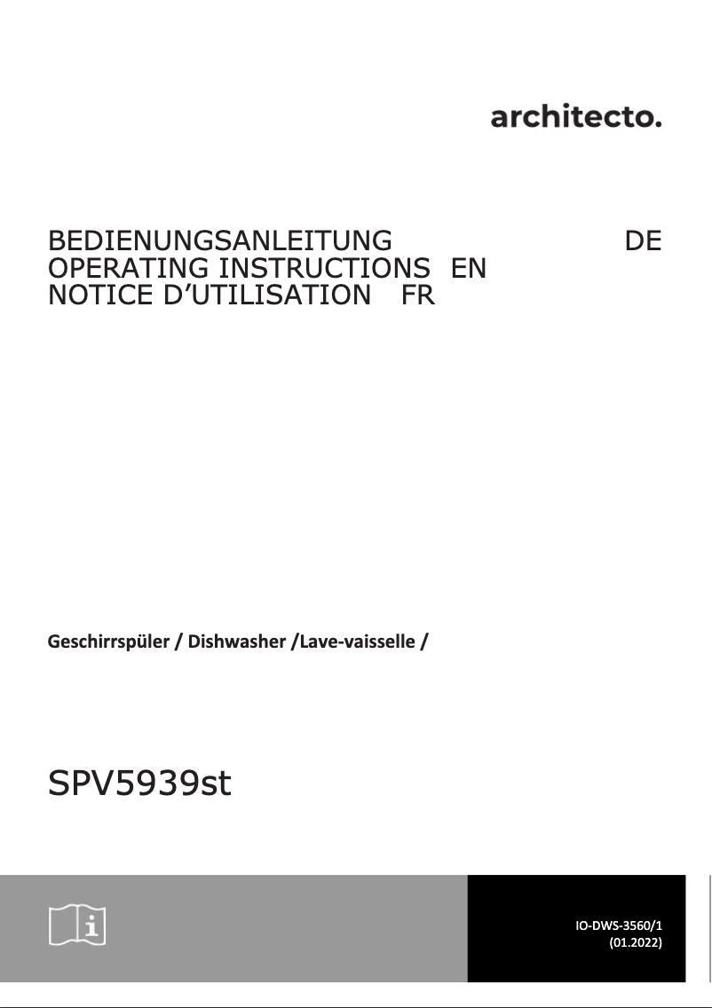 Página 1 del manual Manual de usuario Amica SPV 5939 st