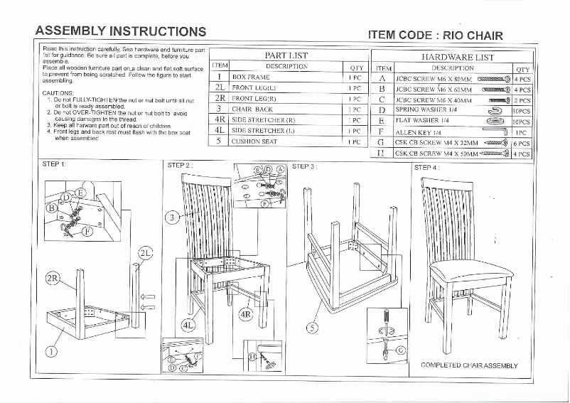 Page n°1 - Manuel utilisateur Talgø Rio