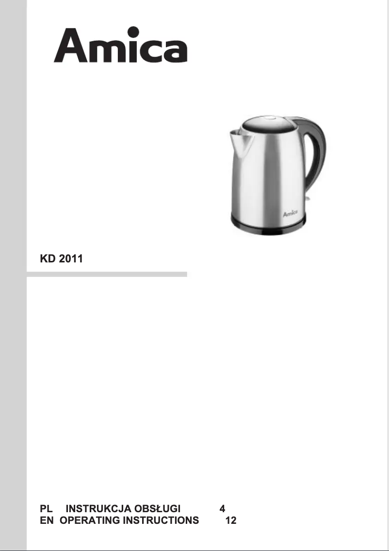 Image de la première page du manuel de l'appareil KD2011