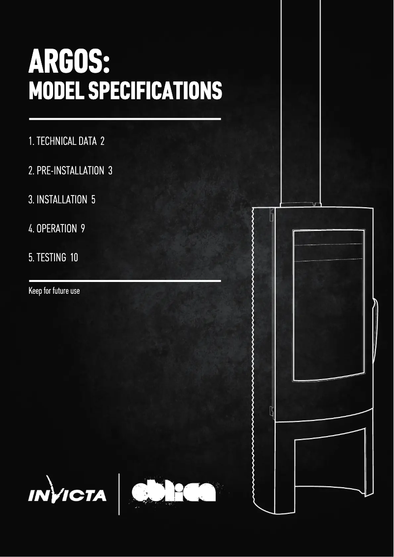 Page 1 de la notice Manuel utilisateur Invicta Argos