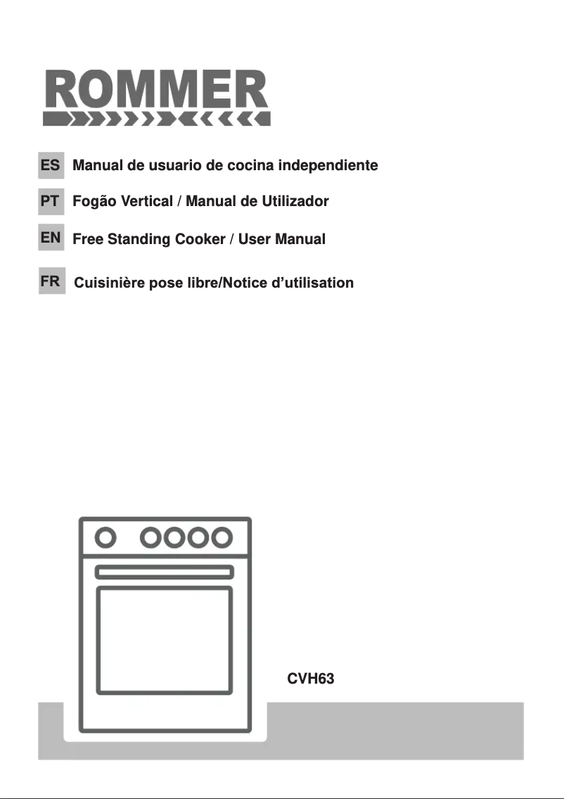 Page n°1 - Manuel utilisateur Rommer CVH 63