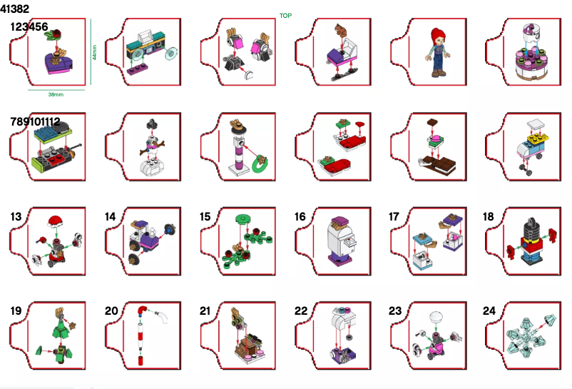 First page image of the manual for Friends 41382