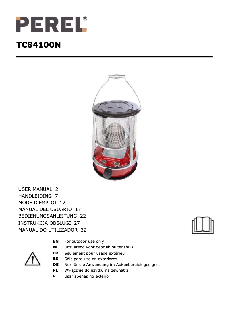 Page 1 de la notice Manuel utilisateur Perel TC84100N