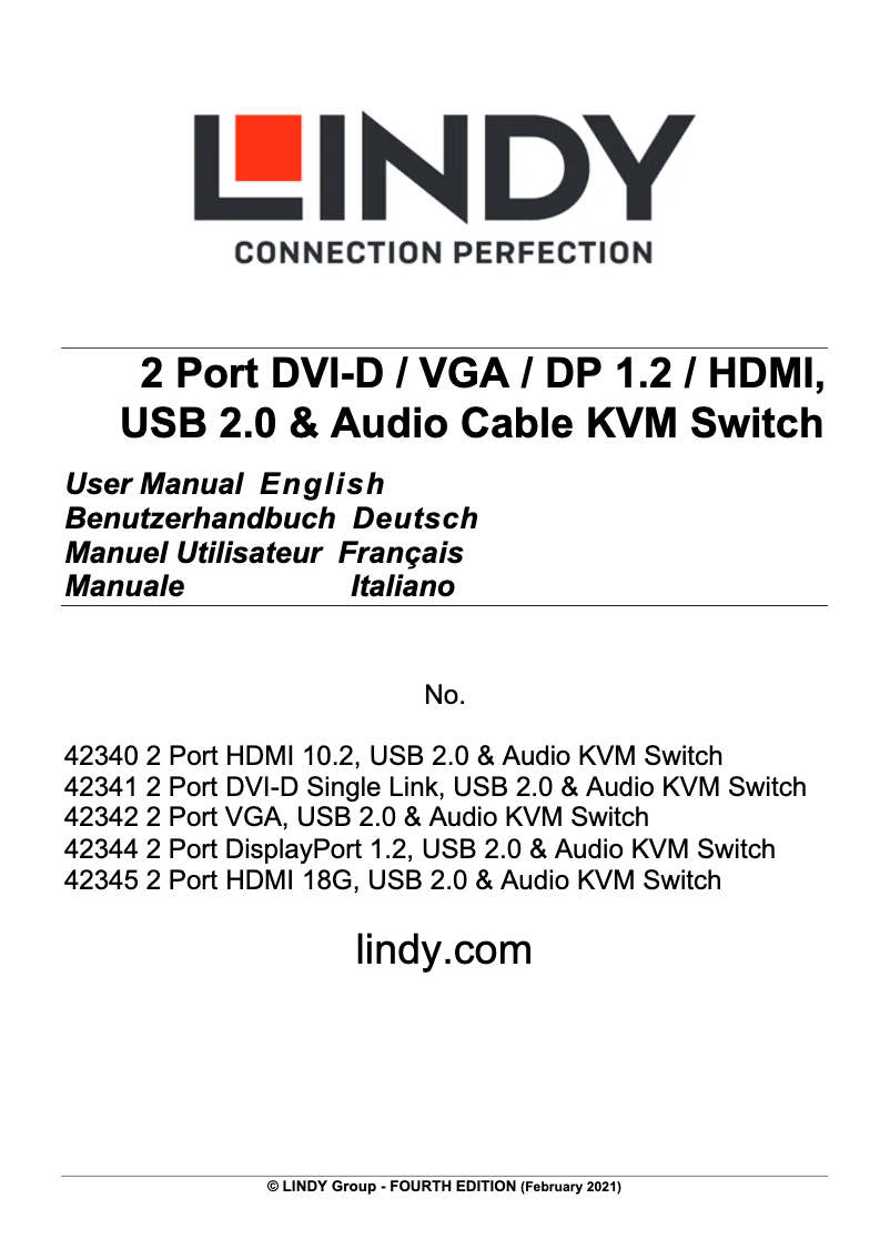 Image de la première page du manuel de l'appareil 42345