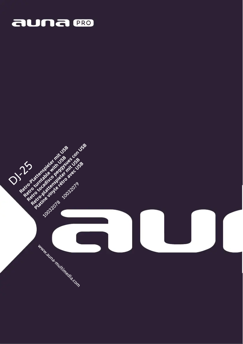 Page 1 de la notice Manuel utilisateur Resident DJ DJ-25
