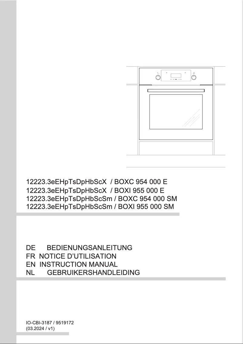 Página 1 del manual Manual de usuario Amica BOXC 954 000 E