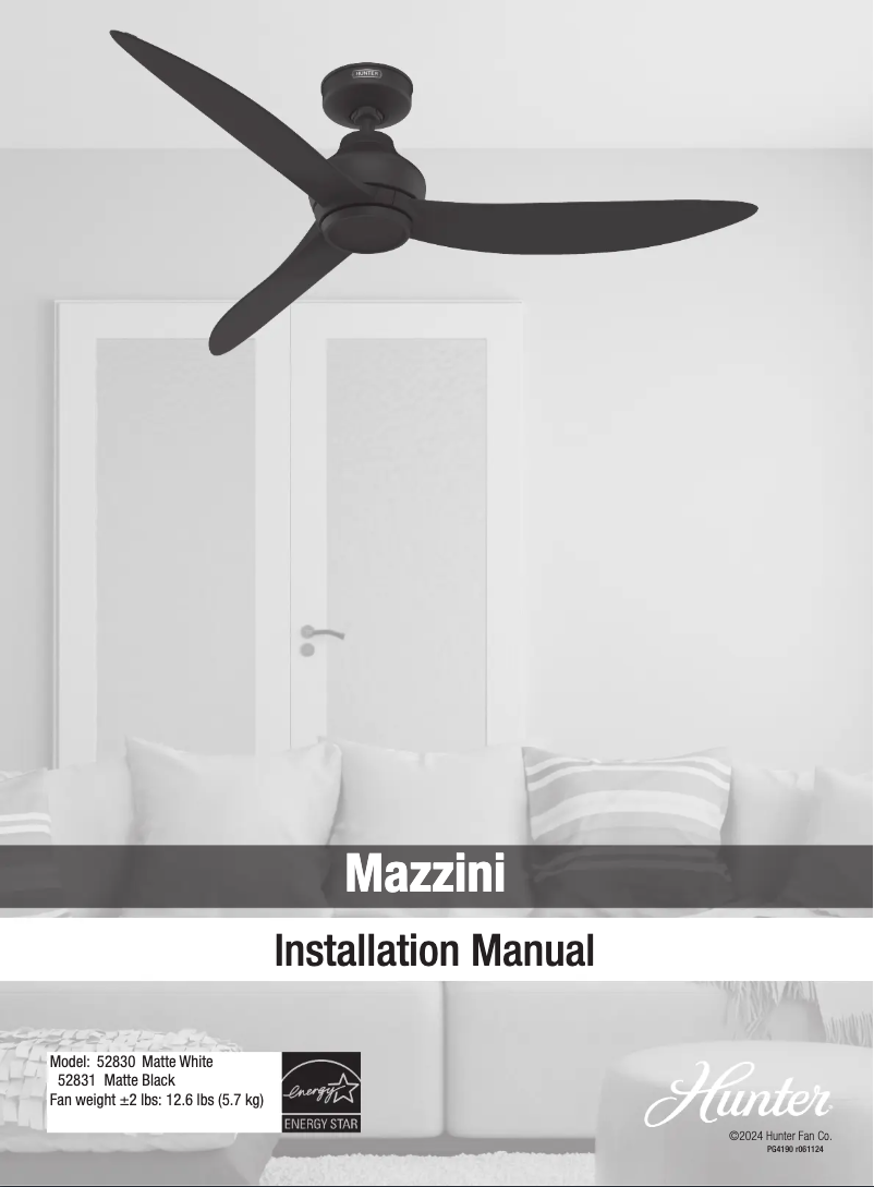 Página 1 del manual Manual de usuario Hunter Mazzini