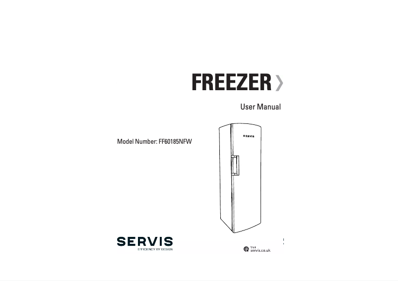 Page n°1 - Manuel utilisateur Servis FF60185NFW