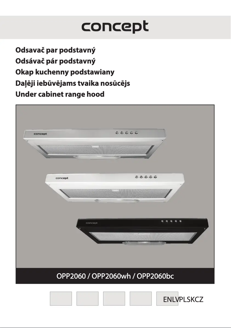 Page 1 de la notice Manuel utilisateur Concept OPP2060