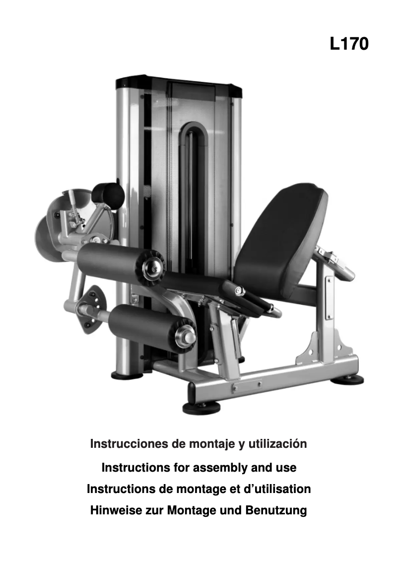 Page 1 de la notice Manuel utilisateur BH Fitness L170