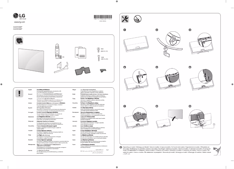 Página 1 del manual Manual de usuario LG OLED55B8SLC