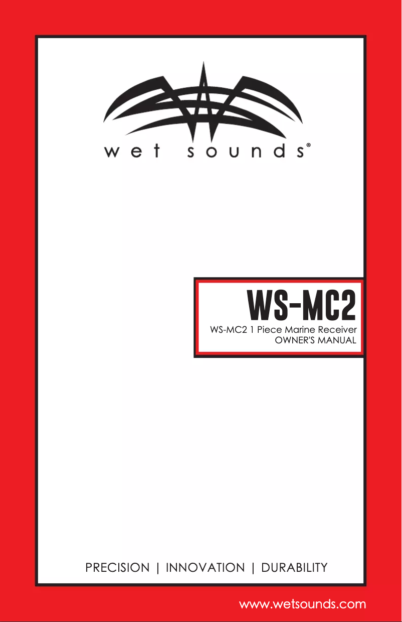 Image de la première page du manuel de l'appareil WS-MC2