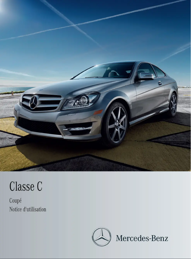 Image de la première page du manuel de l'appareil C-Class Coupe (2014)