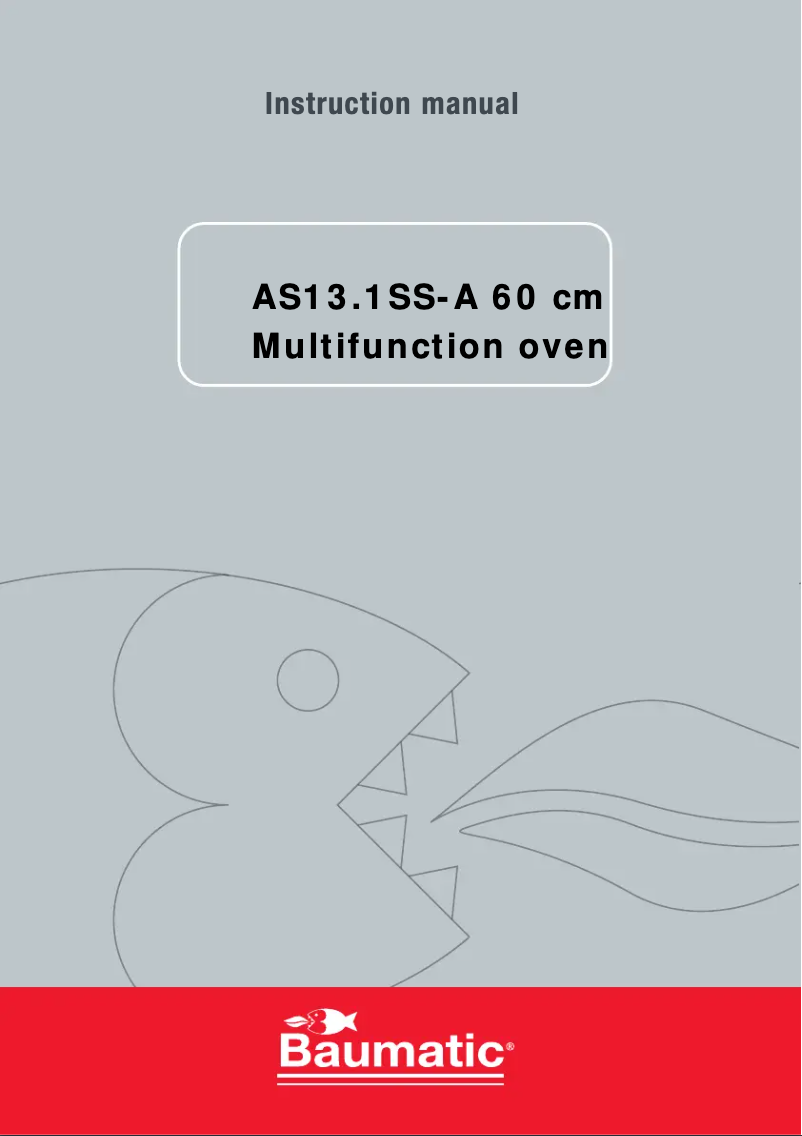 Page 1 de la notice Manuel utilisateur Baumatic AS13