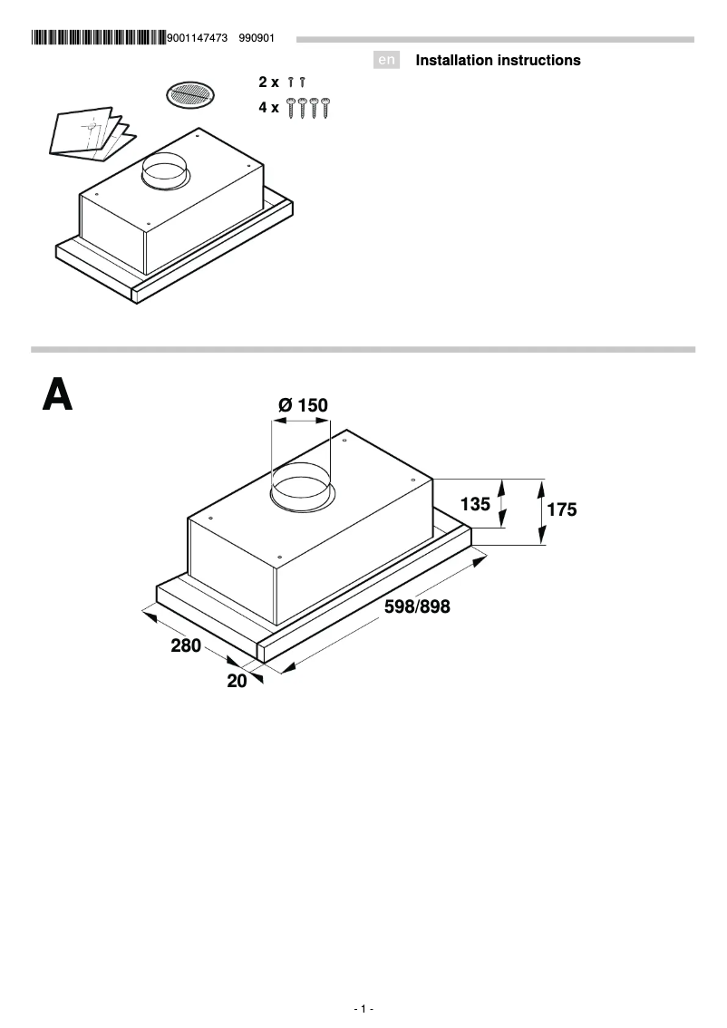 Image de la première page du manuel de l'appareil DFT93CA50M