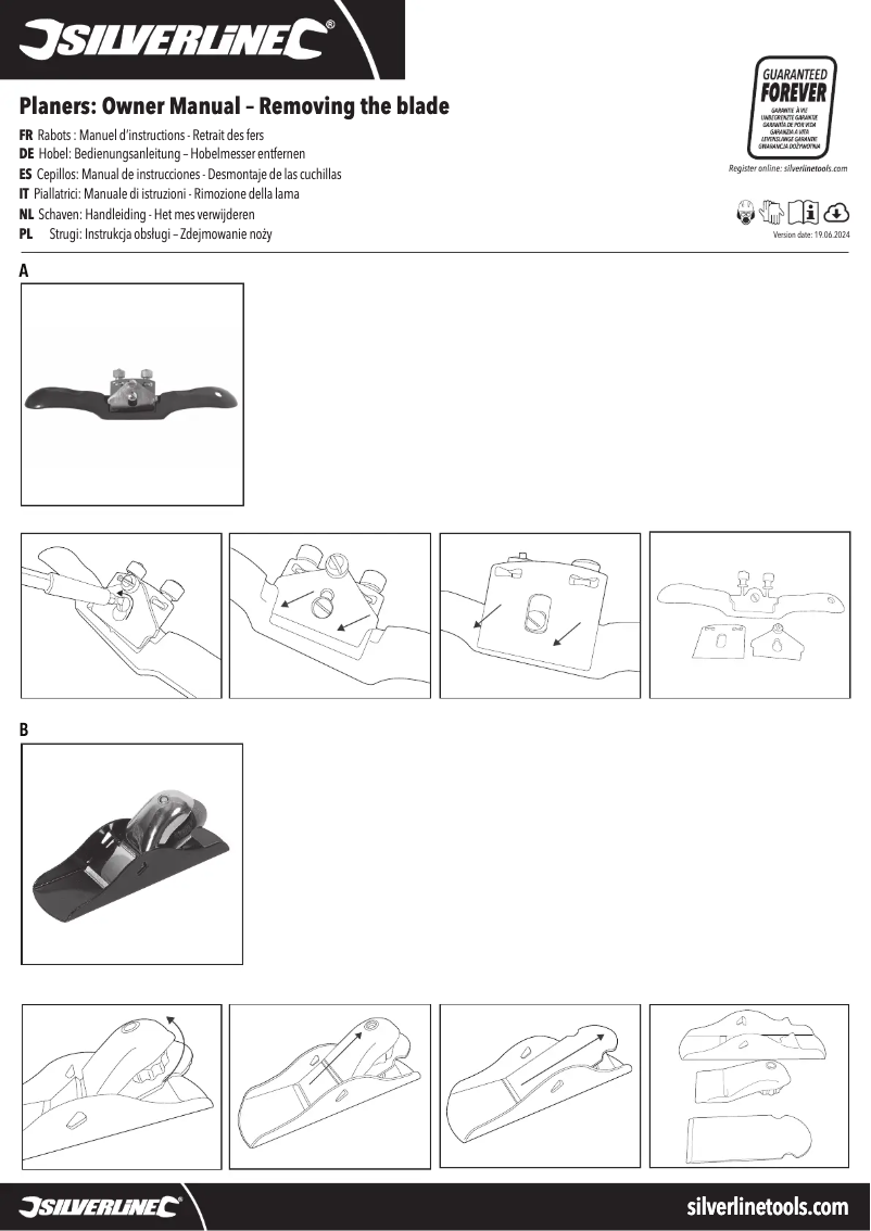 Page n°1 - Manuel utilisateur Silverline 633569