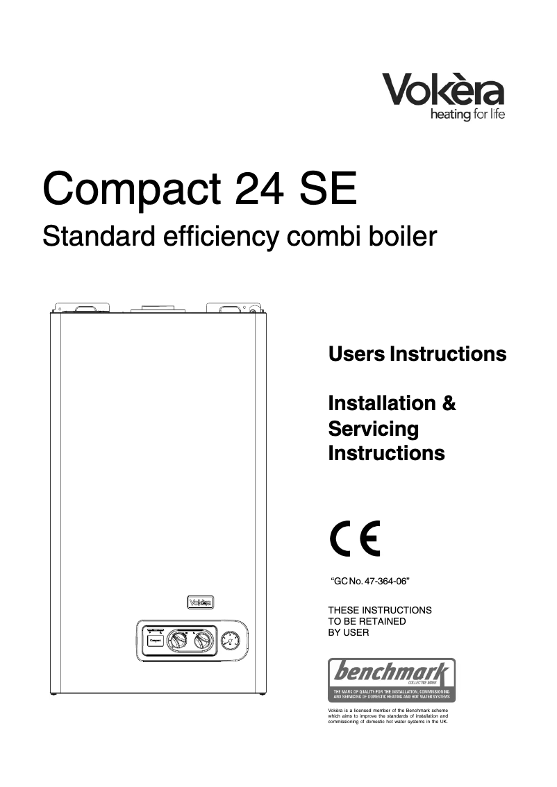 Image de la première page du manuel de l'appareil Compact 24 SE