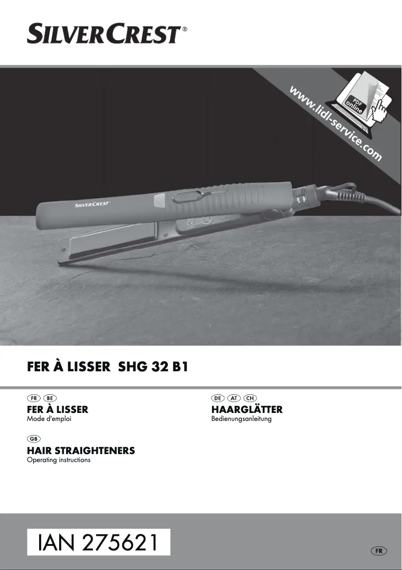 Page 1 de la notice Manuel utilisateur SilverCrest SHG 32 B1
