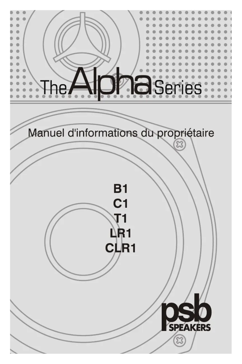 Image de la première page du manuel de l'appareil Alpha P3