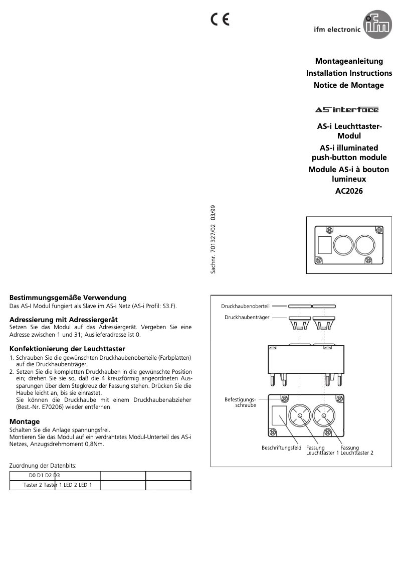 Página 1 del manual Manual de usuario IFM AC2026