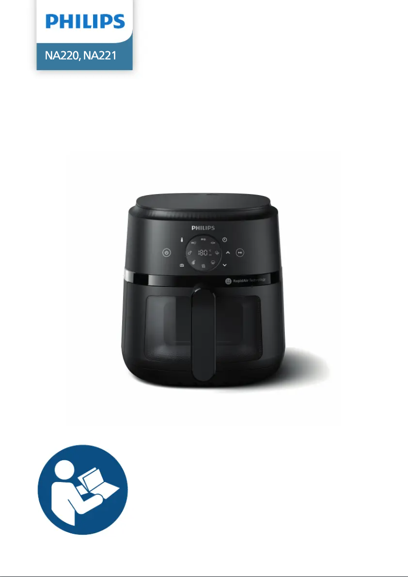 Page n°1 - Manuel utilisateur Philips Airfryer NA221