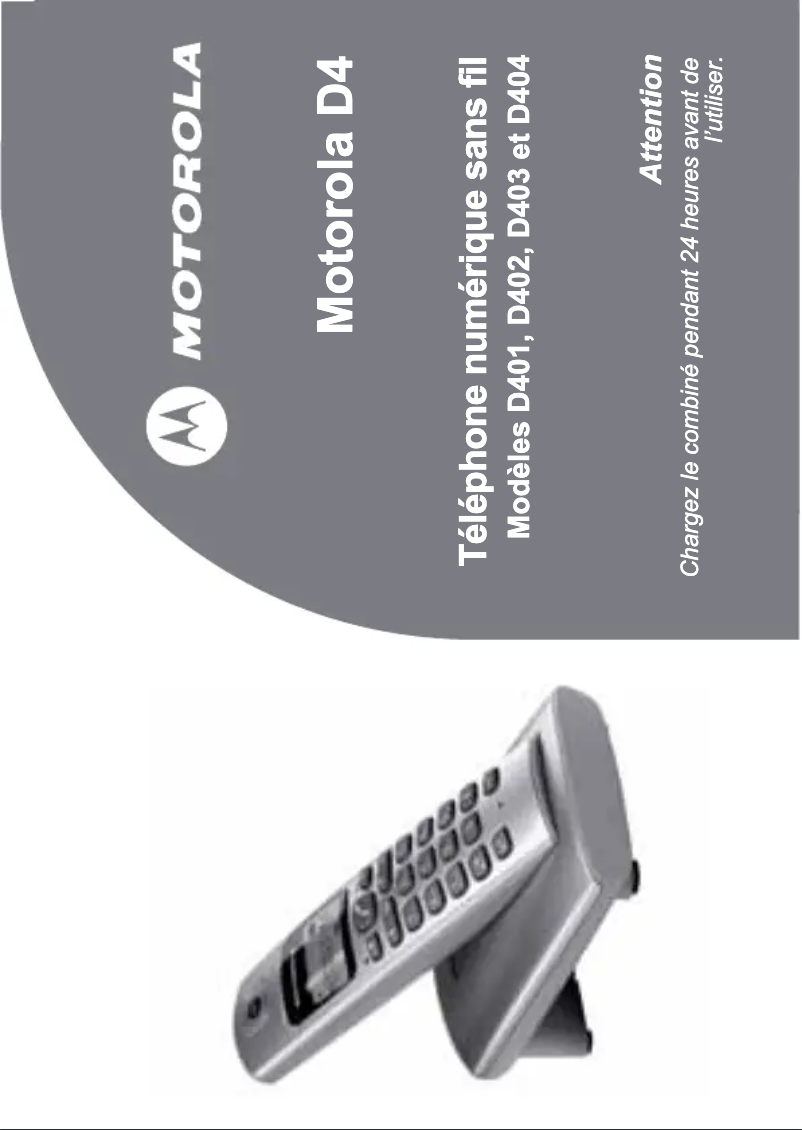 Imagen de la primera página del manual del dispositivo D402