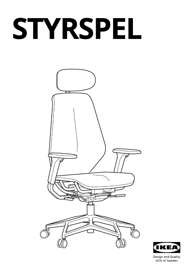 Página 1 del manual Manual de usuario Ikea STYRSPEL 805.220.29