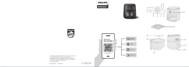Page n°1 - Manuel utilisateur Philips Airfryer NA220