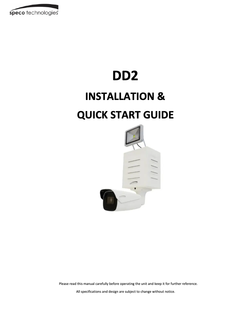 Image de la première page du manuel de l'appareil DD2