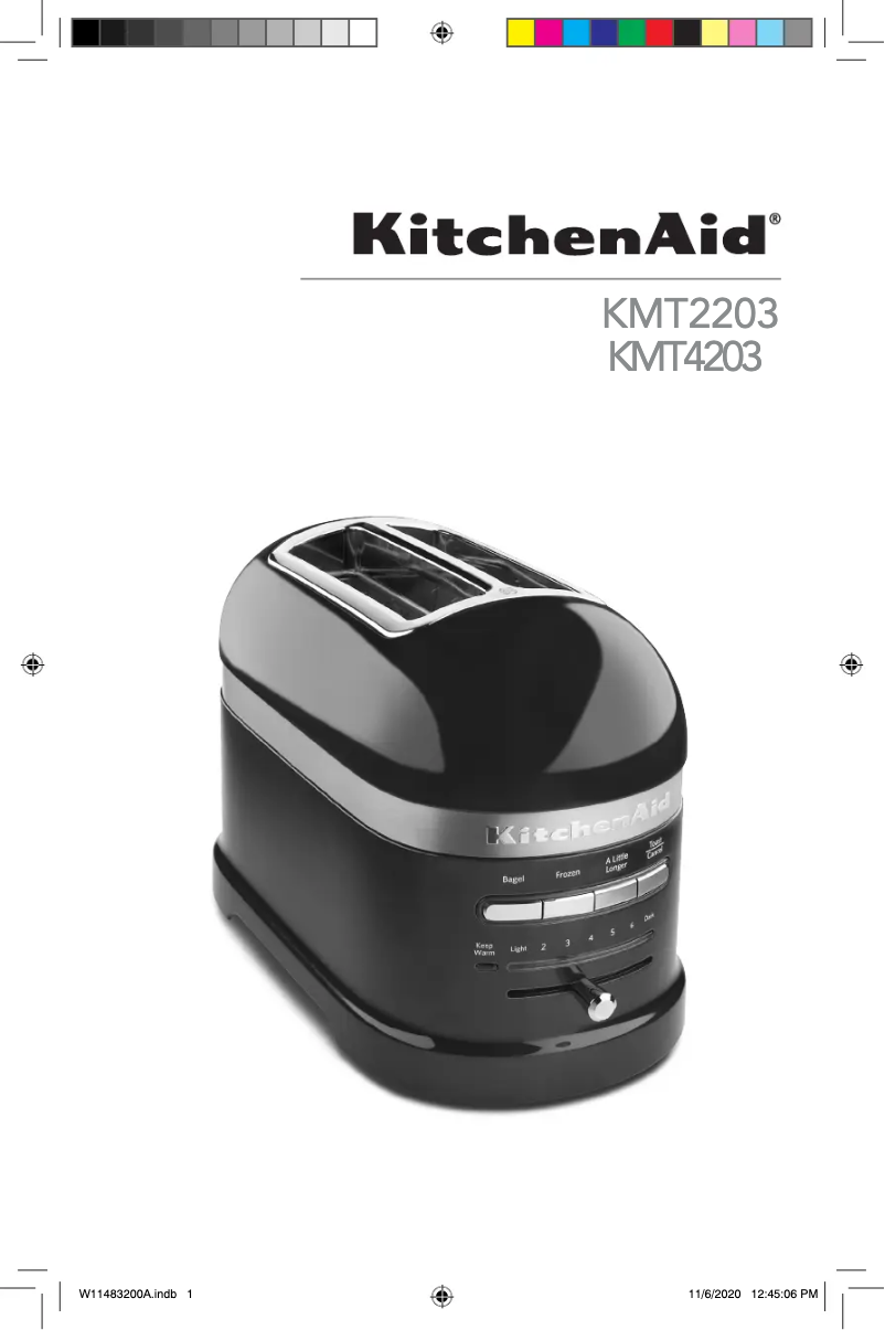 Page 1 de la notice Manuel utilisateur KitchenAid KMT4203MS