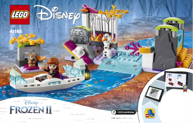 Page 1 de la notice Manuel utilisateur Lego Disney 41165