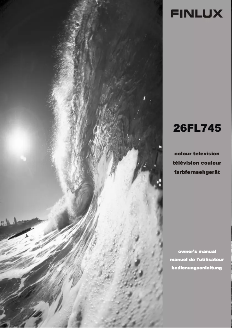 Image de la première page du manuel de l'appareil 26FL745