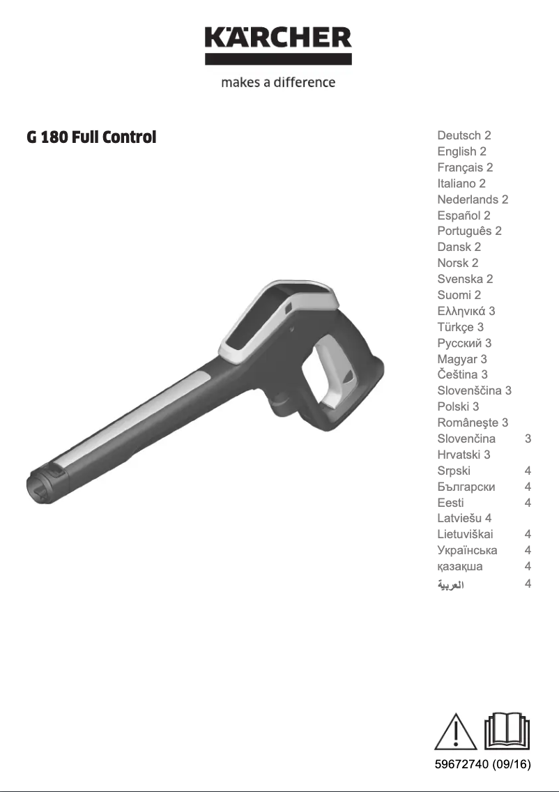 Imagen de la primera página del manual del dispositivo G 180 Full Control